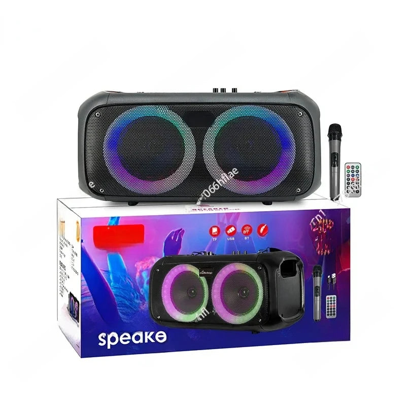 Partybox On The Go Household Small Portable Outdoor KTV Audio Karaoke Bluetooth Speaker 5 Inch